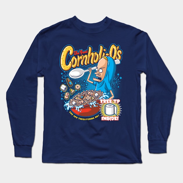 Cornholio's Long Sleeve T-Shirt by Punksthetic